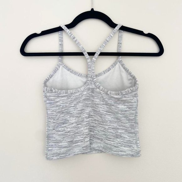 Lululemon Striped Racerback Crop Workout Top - Picture 2 of 2